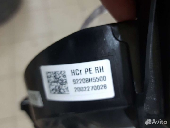 Фара противотуманная правая Solaris 2 20