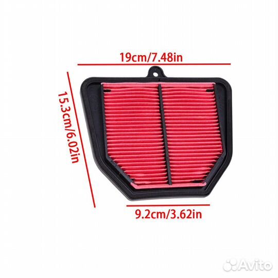 Фильтр воздушный Yamaha FZ1 06-15, FZ8 10-16 нfа4917 (2D1-14451-00-00) (AH)