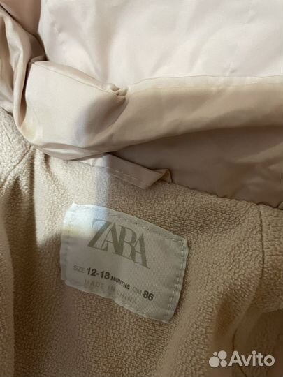 Куртка zara для девочки 86