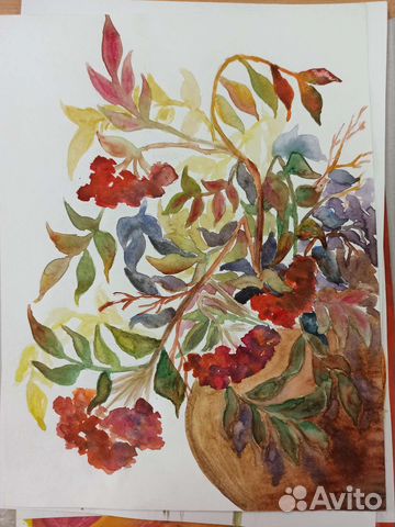 Картины акварелью и гуашью