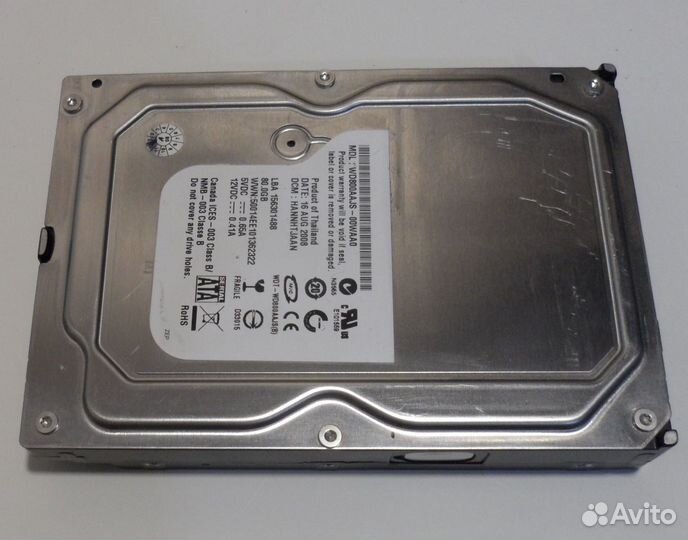 Жесткий диск IDE 80Gb