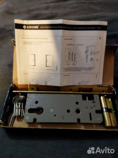 Дверной замок adrpt (испания) с комплектом ручек