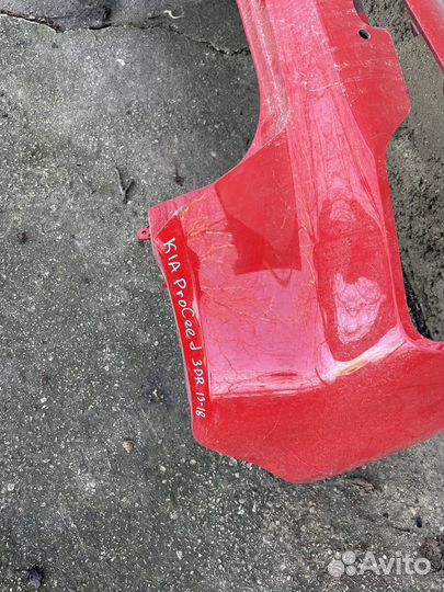 Задний бампер kia ceed