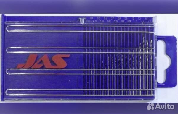 4273 Мини-сверла, диаметр 0,3 - 1,6 мм, набор, 20