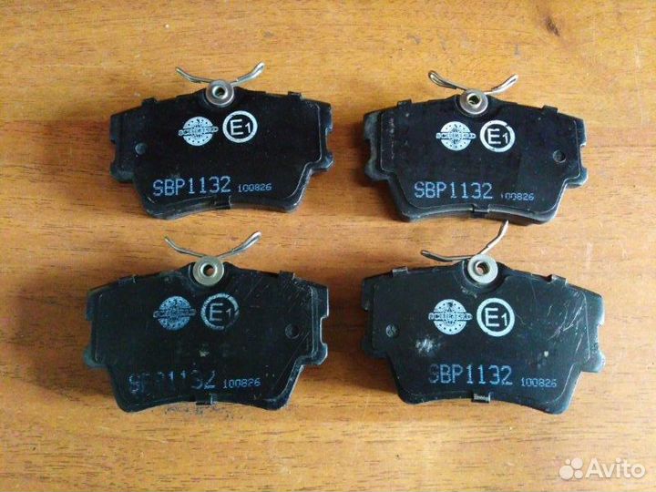 Колодки дисковые задние Volkswagen Sharan