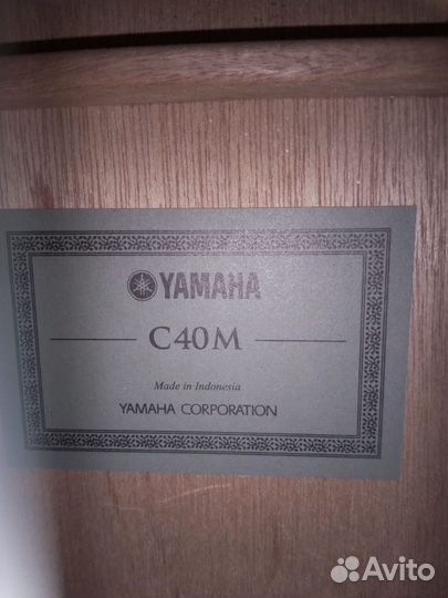 Гитара yamaha c 40m