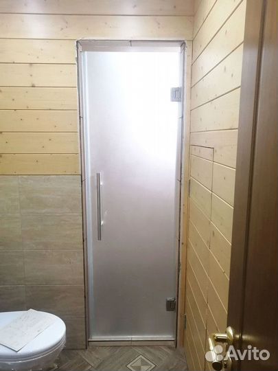 Распашные стеклянные двери