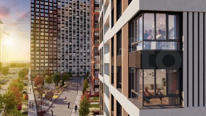 3-к. квартира, 77 м², 2/24 эт.