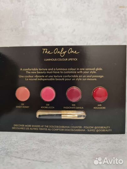 Губная помада dolce gabbana Оригинал