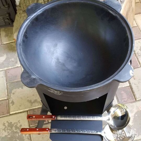 Казан чугунный узбекский 10 л