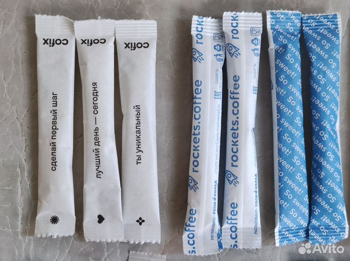 Сахар стики для коллекции