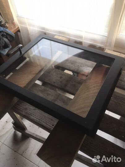 Дверь для камина со стеклом