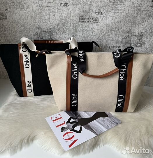 Сумка шоппер пляжная Chloe
