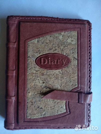 Ежедневник натуральная кожа