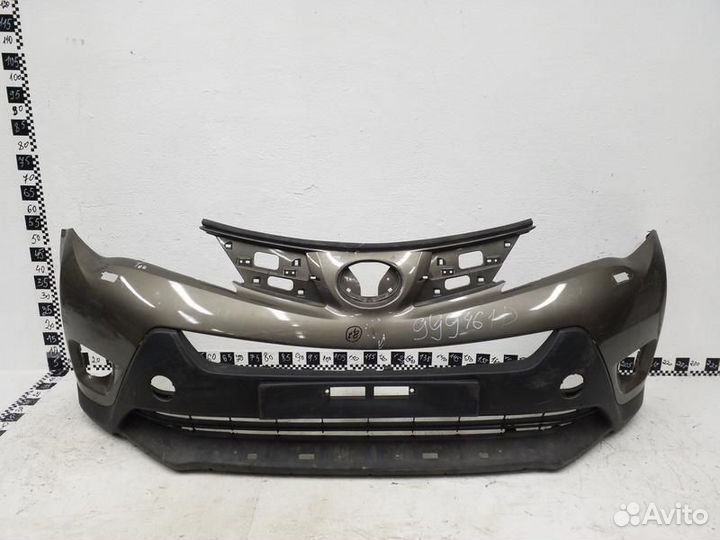 Бампер передний Toyota RAV4 CA40 под омыватели