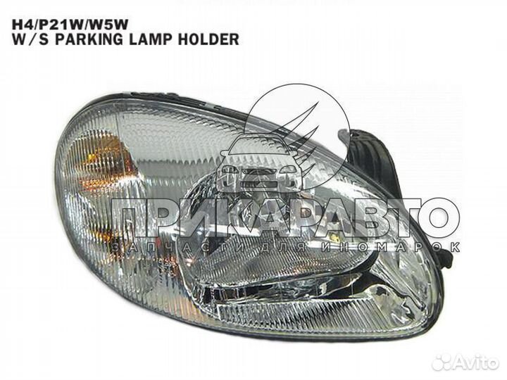 Фара правая Chevrolet lanos (T100) 04