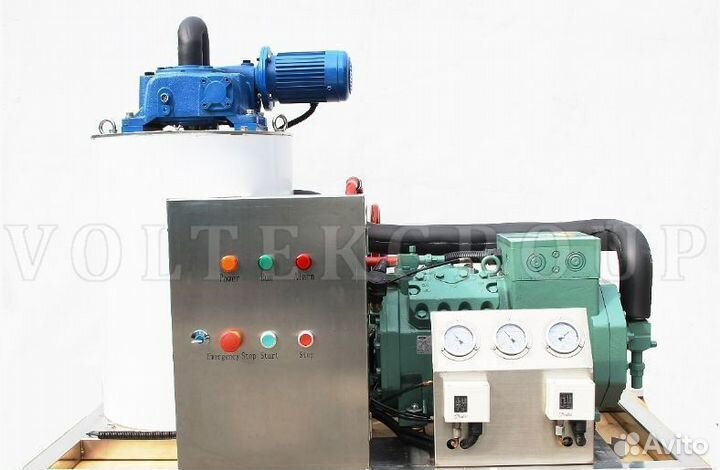 Льдогенератор чешуйчатого льда судовой FR-1T