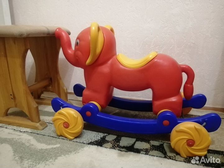 Слоник - каталка / качалка