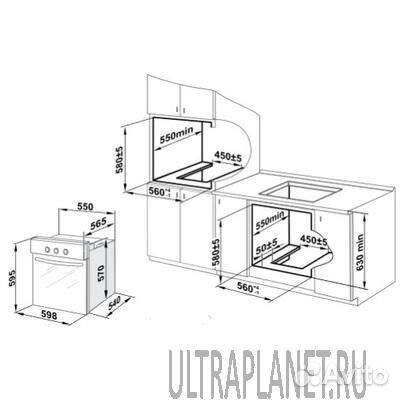 Газовый духовой шкаф Гефест Gefest дгэ 601-01 Новы