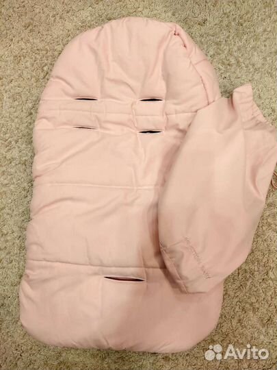 Конверт Benetton Baby розовый в автокресло,коляску