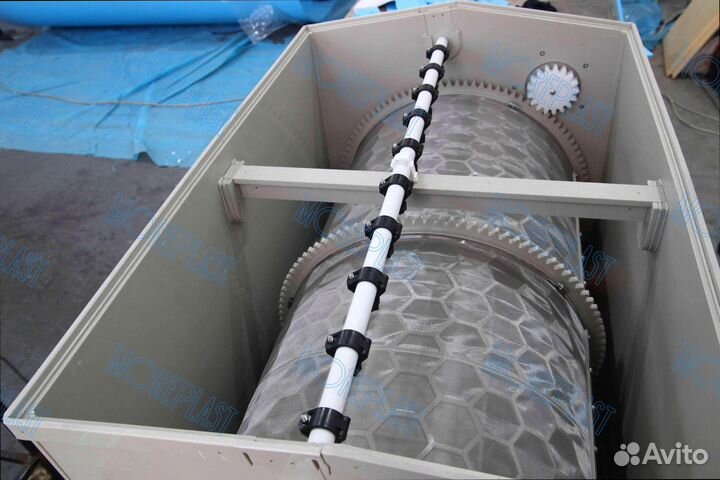 Барабанный фильтр для пруда 100м3