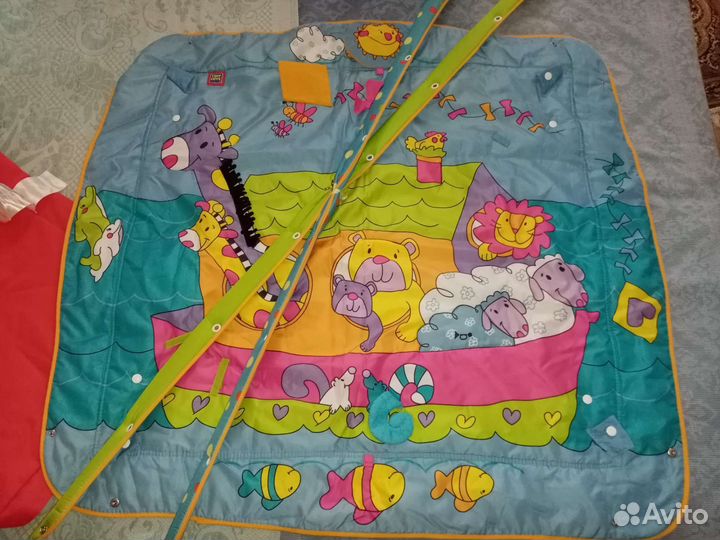 Развивающие коврики с дугами,бортики в кроватку