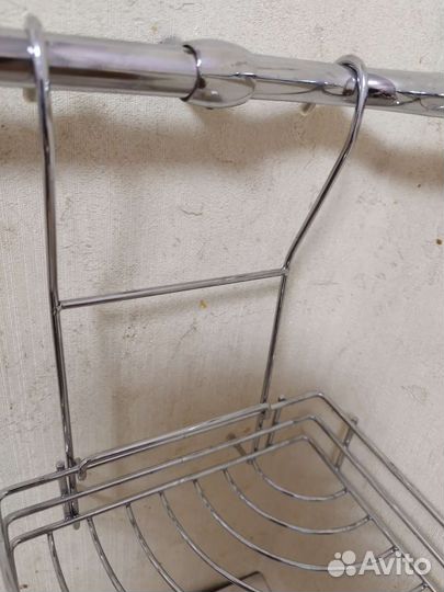 Полка подвесная угловая для рейлинга