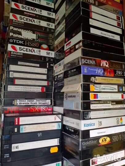 Видеокассеты VHS под перезапись и тд