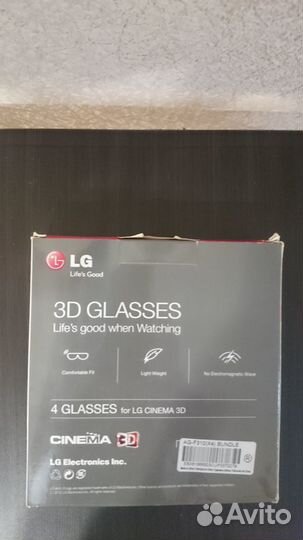Очки LG 3D 4 glasses (комплект )