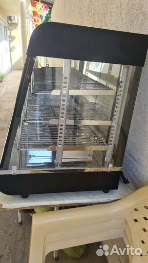 Тепловая витртна airhot hw-60-2 для выпечки шкаф