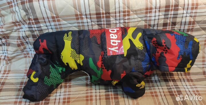 Зимний комбинезон для маленькой собаки