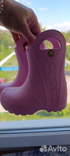 Детские резиновые сапоги crocs С6