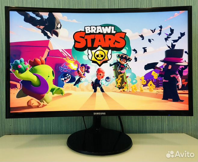 Монитор изогнутый 24