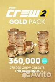 Золотой набор кредитов команды The Crew 2