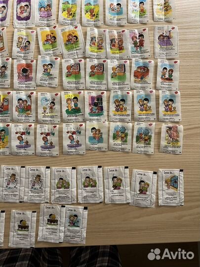 Вкладыши love is 7 серия, 1997