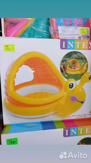 Надувной бассейн intex