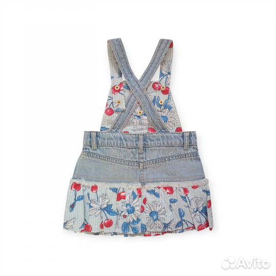 Джинсовый сарафан original marines 6/9 мес
