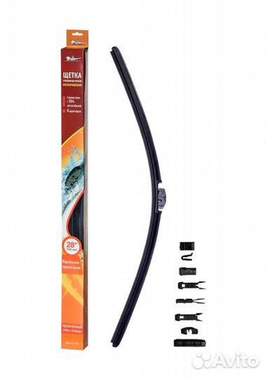 Щетка стеклоочистителя бескаркасная pro 700мм (28