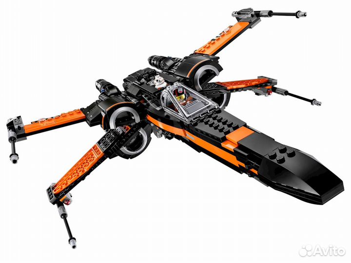 Конструктор Истребитель X-Wing «По» 7102/75102