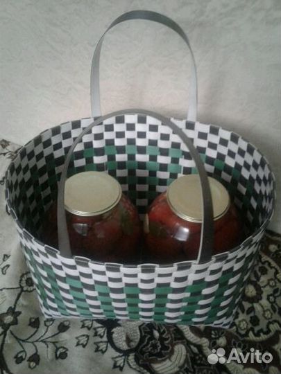 Корзина плетеная для дачников, грибников, ягоднико