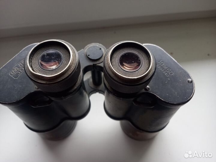 Бинокль Carl zeiss 10х50 1944г. Гражданского обр