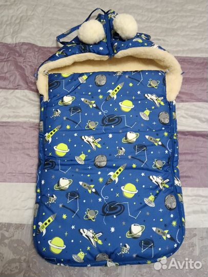 Зимний конверт в коляску