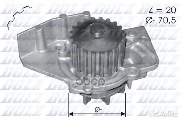 Помпа водяная C120 Dolz