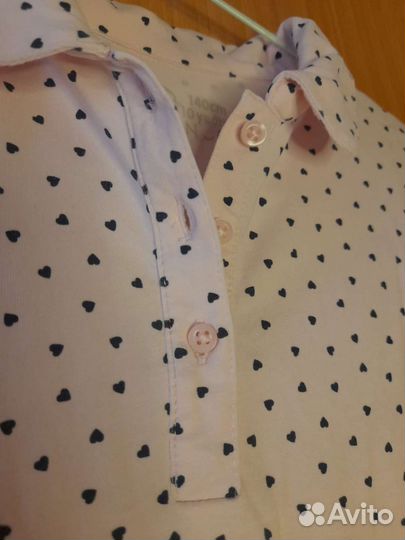 Блузка для девочки 140 розовая