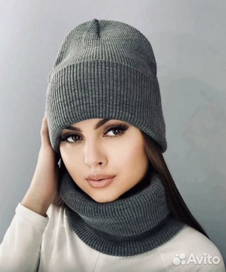 Шапка и снуд женские