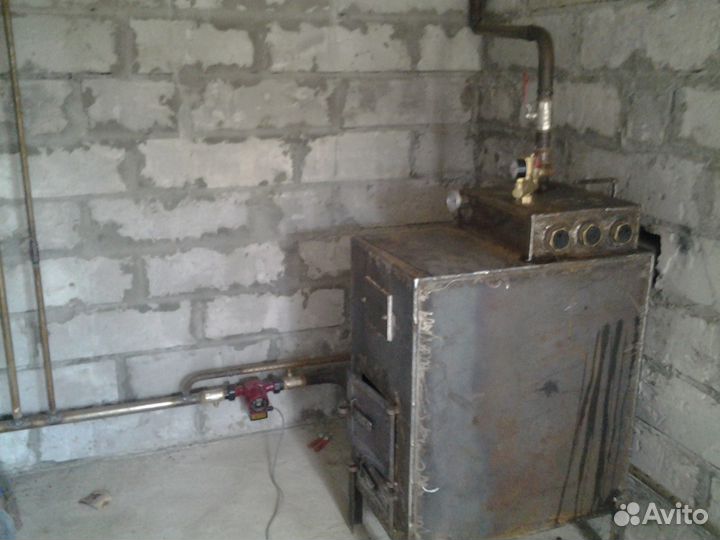 Котёл от50кв.м топка от40 до 120см толщина 4до6 мм