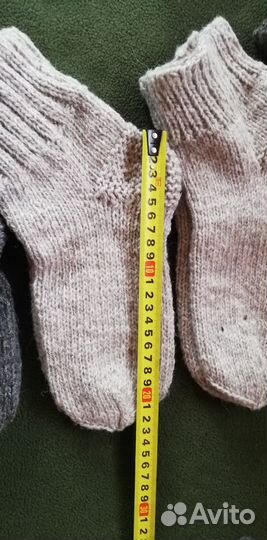 Шерстяные носки ручной работы