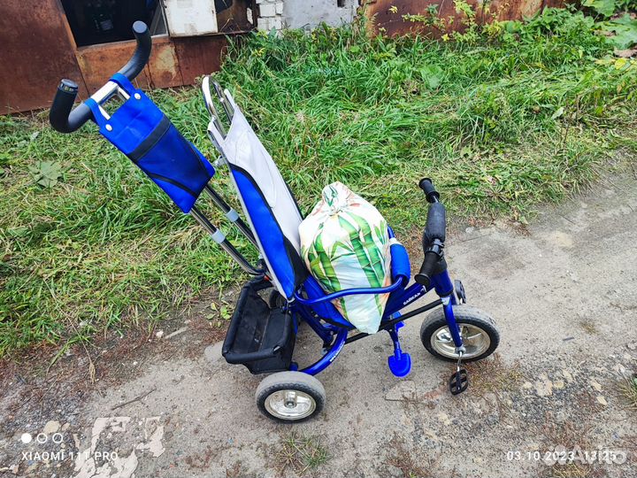 Детский трехколесный велосипед бу