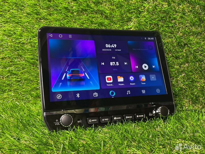 Магнитола андроид в стиле тесла