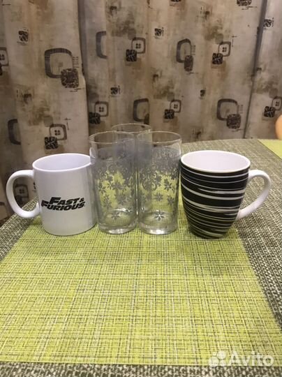 Набор кружек, пивные кружки, стаканы